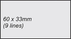 MaxStamp CSI3360 (60 x 33mm)