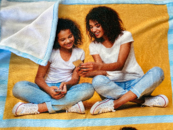 Printed Picture Throw