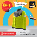 Smart Puffer jacket (min:10 units)
