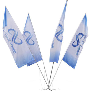 Outdoor Fountain Flags - Sublimated Flag Display