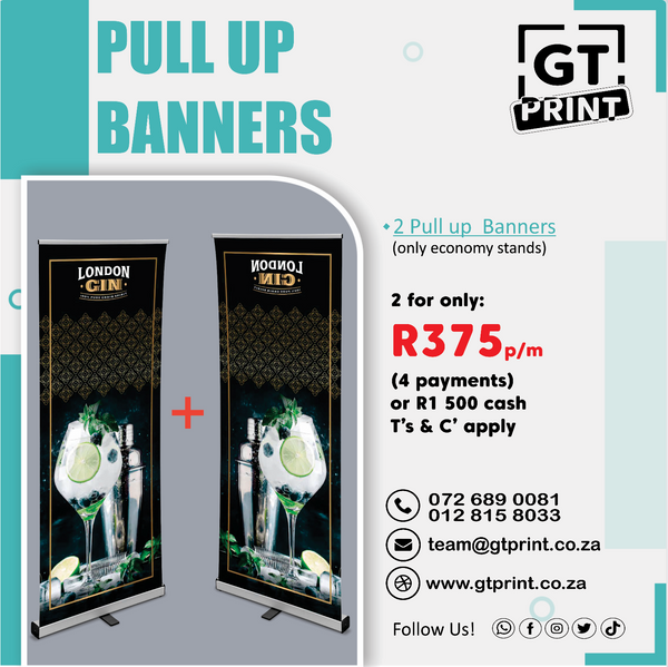 2 Pull Up banner special